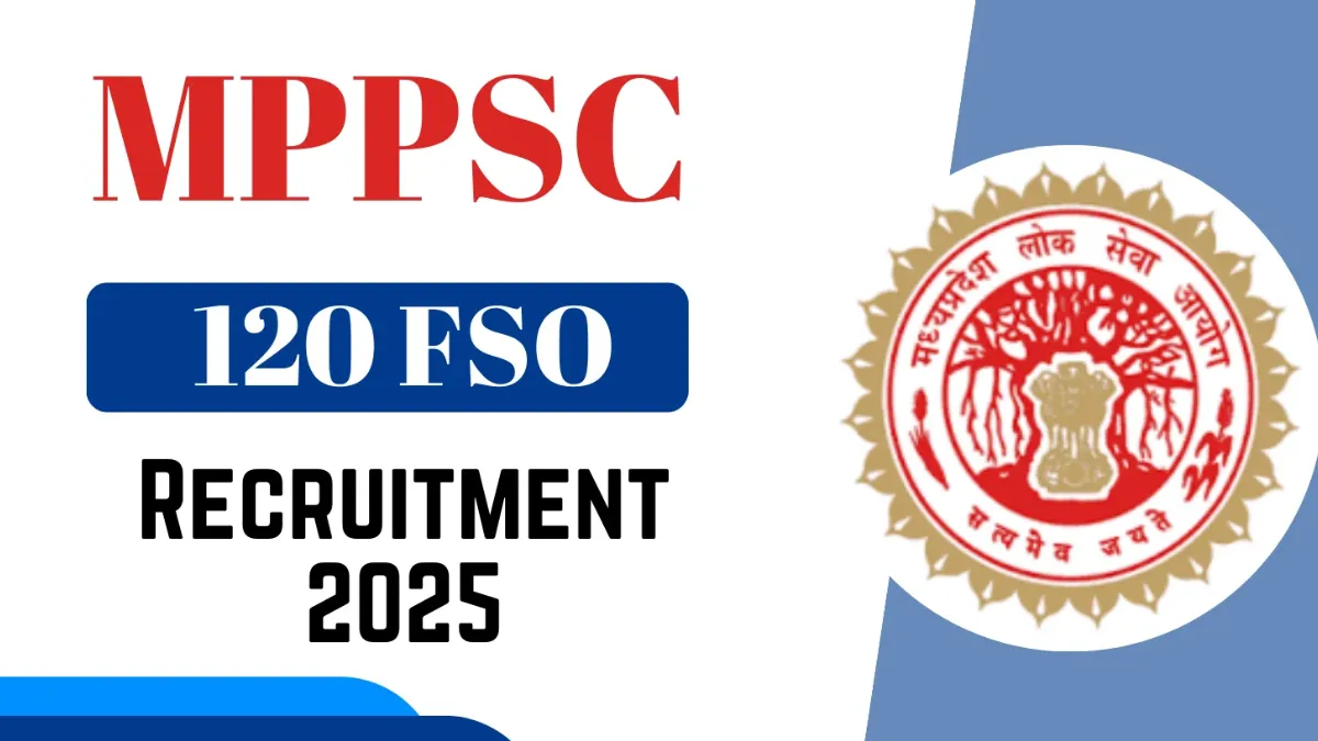 MPPSC FSO recruitment 2025