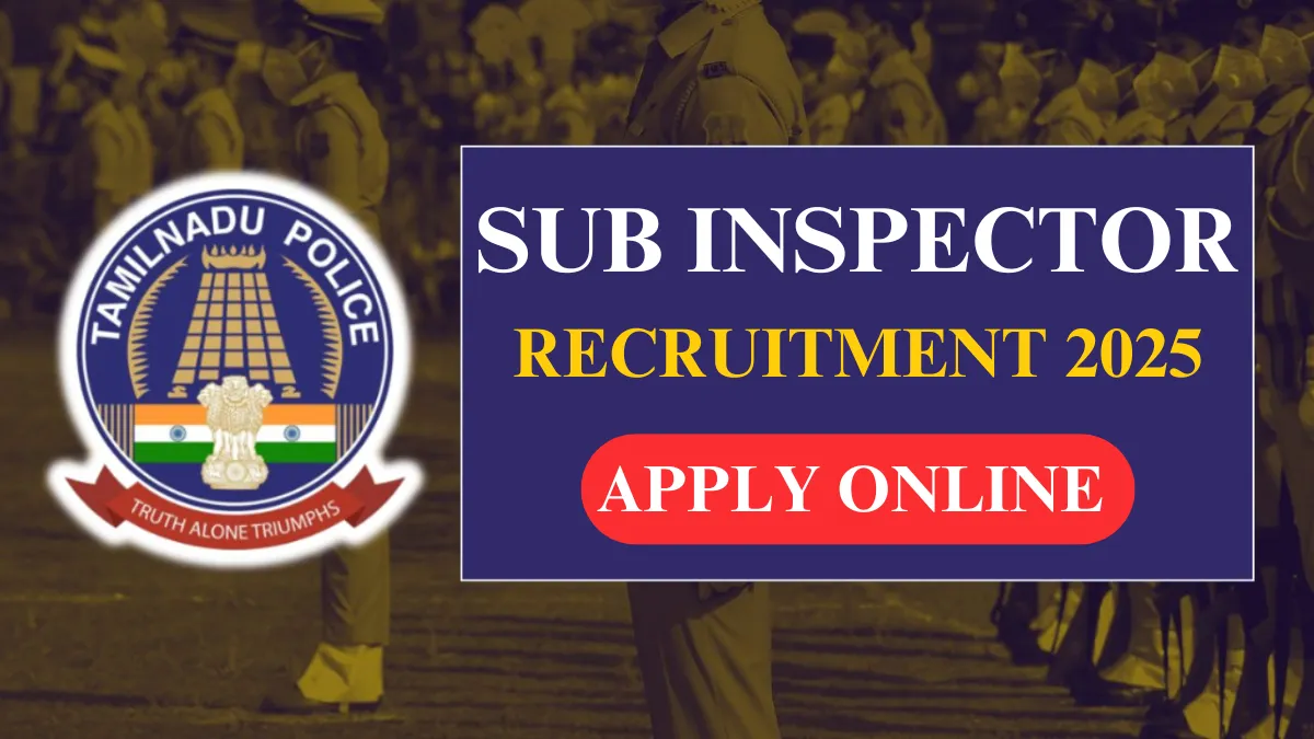 Sub Inspector Recruitment 2025